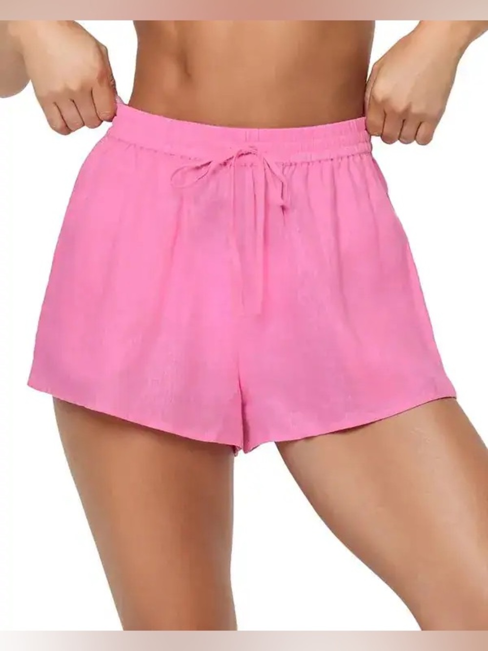 NWT L*Space Rio Linen Shorts size XS Hotist Pink